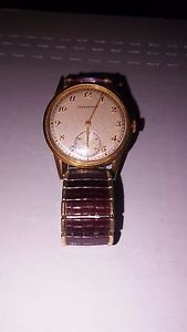 VINTAGE MOVADO WATCH 1940s RUNNING ANTIQUE SWISS