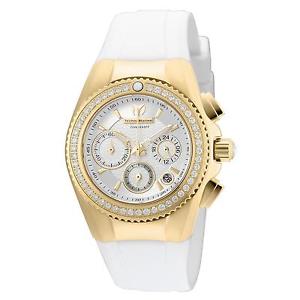 TECHNOMARINE WOMEN'S TECHNOMARINE SILICONE BAND STEEL CASE QUARTZ WATCH 115233