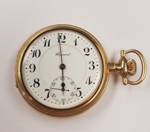 E Howard Pocket Watch~14KT GOLD~Great Working Condition~19J