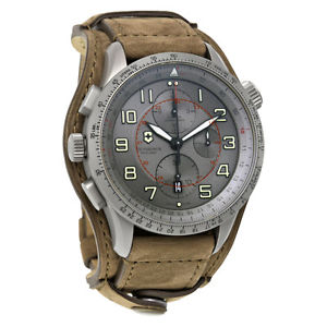 Victorinox Airboss Mach 9 Limited Edition Gray Dial Automatic Mens Watch 241732