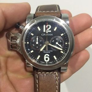 GRAHAM Chronofighter Oversize Stainless Steel 47mm Chronograph Watch