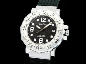 Auth Paul Picot Plunger Divers Ref.4020 SS Auto Men's Watch(S A45231)