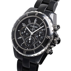 Used Watch Men Chanel J12 Chrono H0940 Automatic black ceramic U8G