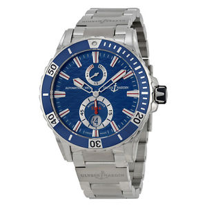 Ulysse Nardin Maxi Marine Diver Stainless Steel Mens Watch 263-10-7M-93