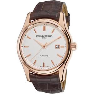 Frederique Constant Men's 41mm Automatic Brown Steel Bracelet Watch FC-303V6B4