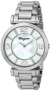 Salvatore Ferragamo SWISS MADE FG3050014 Women's Watch Diamond Mother of Pearl