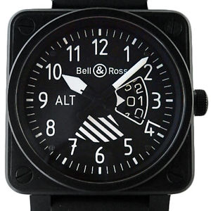 Used[N] Watch Men Bell & Ross Aviation BR01-96 ALTIMETER-R Self winding G7X