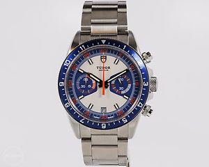 Tudor Heritage Chrono Ref. 70330B Wristwatch w/ Full Set of Box/Card/Booklets!!