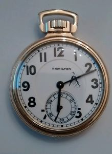 Hamilton 950E 23 jewels 16S RAILROAD Masonic watch  just serviced very very nice