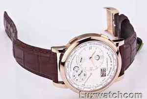 A. LANGE & SOHNE LANGE 1 TIME ZONE 18K ROSE GOLD 116.032 MENS WRISTWATCH