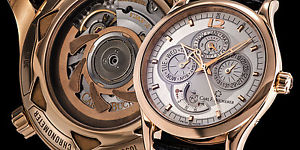 Carl Bucherer 18K Rose Gold Manero Perpetual Calendar Moonphase Automatic. Mint