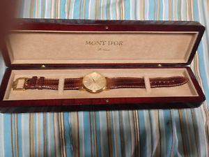 18K Yellow Gold Mont D'Or Men's Watch