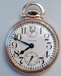 Waltham vanguard 23 jewels wind indicator RAILROAD  watch  just serviced  nice