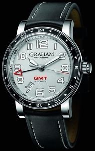 Graham Silverstone Automatic GMT Watch, 2TZAS.S01A NEVER WORN
