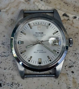 VINTAGE 1969 TUDOR DAY DATE JUMBO WATCH REF. 7017