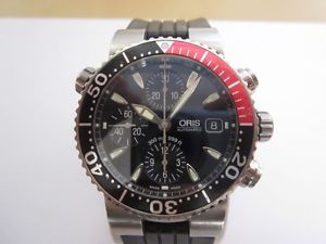 VINTAGE ORIS TT1 DIVER 300 m. TITANIUM - AUTOMATIC CHRONOGRAPH - REF. 7542