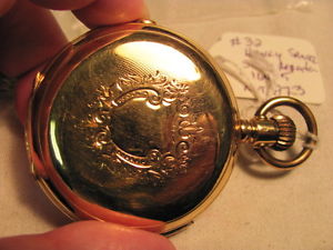 Henry Sandoz 5 min repeating 18 kt gold pocket watch with stop function