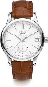 WEMPE Zeitmeister Gangreserve Chronometer Stahl 45mm NEU/FULL SET/M. in Germany