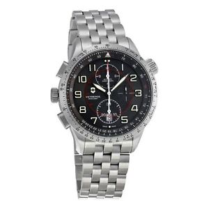 Victorinox 241722 Mens Black Dial Analog Automatic Watch