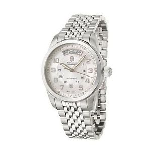 Victorinox 24150 Mens Silver Dial Automatic Watch with Stainless Steel Strap