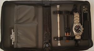 Fortis Cosmonauts SET Chronograph Day Date Automatic Black Dial Mens Watch RARE