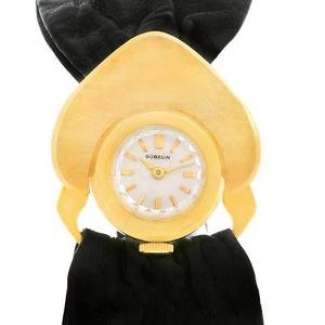 Gubelin 18K Yellow Gold Heart Shaped Vintage Cocktail Ladies Watch