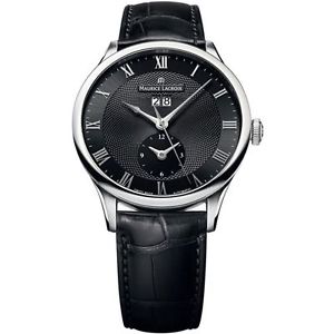 Maurice Lacroix MP6707-SS001-310 Mens Black Dial Analog Automatic Watch