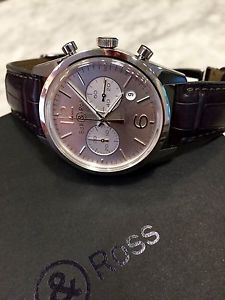 Bell & Ross BR126 Vintage Officers Chronograph Silver