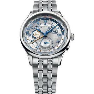 Maurice Lacroix MP6008-SS002-111 Mens Silver Dial Analog Automatic Watch