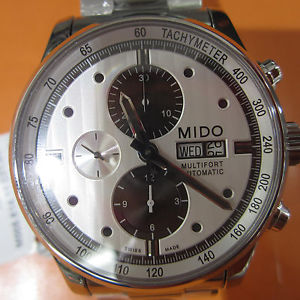 MIDO MULTIFORT MEN'S WATCH AUTOMATIC SAPPHIRE ALL S/S ORIGINAL M0056141103109
