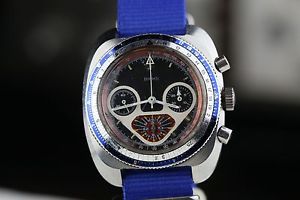 Yema Flygraf Vintage Chronograph retailed by Birks, NEVER SEEN