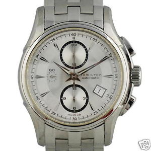 Auth HAMILTON Jazzmaster Chronograph Ref. H326160 SS Automatic Men's watch