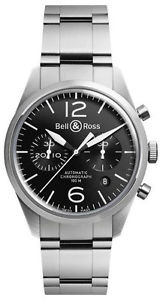 BRV126-BL-ST/SST | BELL & ROSS VINTAGE ORIGINAL | BRAND NEW MENS WATCH