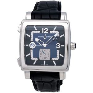 Ulysse Nardin Quadrato Dual Time Automatic Men's Watch - 243-92/632