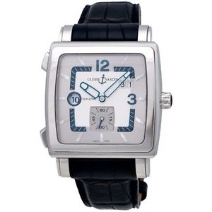 Ulysse Nardin Quadrato Dual Time Automatic Men's Watch - 243-92/601