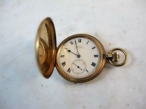 9 CT GLOD POCKET WATCH, ROTHERHAMS OF LONDON, RETAILLED THROUGH DUNKLINGS C1900