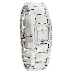 Ebel Beluga Manchette Ladies Diamond Swiss Quartz Watch 9057A28/991050