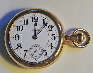 1902 HAMILTON 18 Size 21 Jewel adj 5 position Pocket Watch Railroad Grade