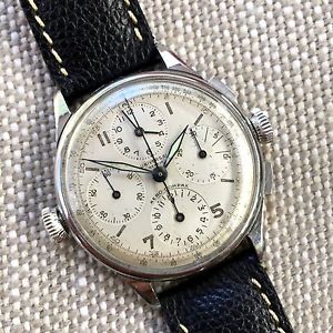 Vintage Universal Geneve Aero-Compax 22538 Steel Chronograph Cal. 287 Watch
