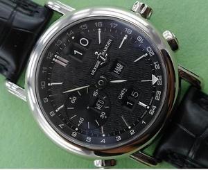 Ulysse Nardin 18K Perpetual Calendar GMT  /- 38 Ref 320-22/92