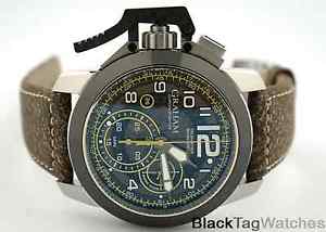 Graham Chronofighter Oversize Target Skeleton  2CCAC.B16A Watch Retail $6900