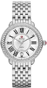 Michele Serein Mother of Pearl Dial Stainless Steel Ladies Watch MWW21B000030
