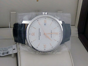 NEW Baume et Mercier Classima Silver Dial Automatic Dress Men's Watch 10075