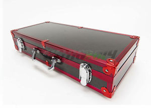 Luxury black 100% Real Carbon Fiber Storage Portable Jewelry Watches BOX Taiwan