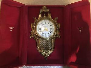 PATEK PHILLIPPE SOLAR POWERED WALL TIME PIECE WITH BATTERY BACK UP EARLY 1970's