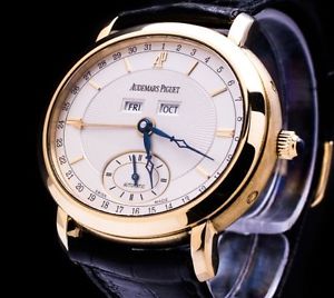 AUDEMARS PIGUET 18K GOLD MILLENARY TRIPLE DATE CALENDAR HERREN VP: 31500 Euro