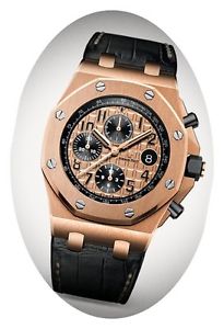UNWORN ~ Audemars Piguet Royal Oak Offshore Rose Gold on Black Hornback - 42mm