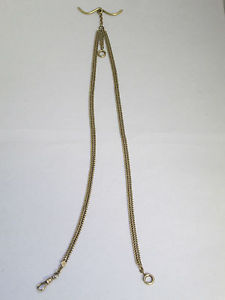 Pocket Watch Chain 14k Yellow Gold 38.5 grams Vintage/Antique 5mm width