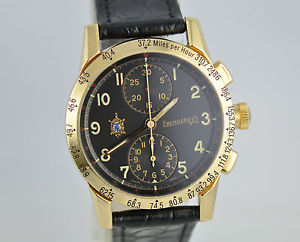 WATCH CHRONO EBERHARD TAZIO NUVOLARI 18KT GOLD REF. 30047/C AUTOMATIC ETA 7750
