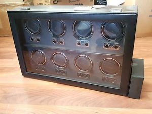 Wolf Designs Module 2.1 Heritage Eight 8 Piece Watch Winder Box Case!